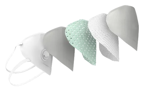 Маска защитная с клапаном (респиратор) FFP2 N95, 10 штук в упаковке