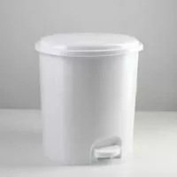 Ведро для мусора с педалью 12 л, пластик