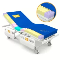 Матрас медицинский MET 7 ZONE c семизональным распределением веса, в чехле из мембранного материала, размер 1950х870х120мм