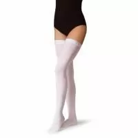 Чулки компрессионные B.Well CARE JW-214 унисекс 1 класс компрессии с закрытым носком антиэмболические для операции белые 