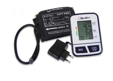 Тонометр автоматический на плечо MEDITECH МТ-30 с манжетой 22-36 см и адаптером 