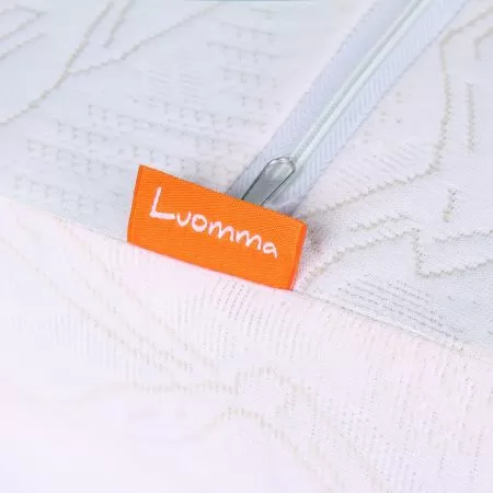 Подушка ортопедическая Luomma Lum F-515, с эффектом памяти и выемкой под плечо, валики 14 и 9 см, с регулировкой по высоте