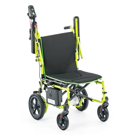 Кресло-коляска с электроприводом MET Compact 15, артикул 20005, суперлегкая, складная, с пультом ДУ для сопровождающих лиц
