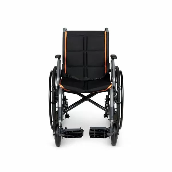 Кресло-коляска для инвалидов Армед 5000 ширина сидения 43см с регулировкой высоты сиденья и подлокотников, быстросъемными колесами и антиопрокидывателями