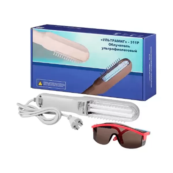 Лампа ультрафиолетовая (расчёска) Ультрамиг-311Р