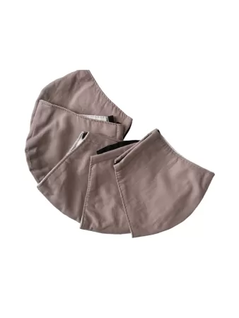 Маска защитная трехслойная Амама размер 3, 5 шт  (бежевая)