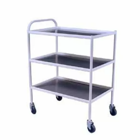 Столик процедурный передвижной с тремя полками СПп-02 МСК-502М (полки нерж. сталь)