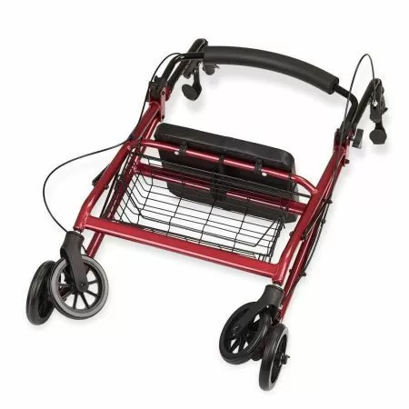 Ходунки-роллаторы Армед KR966LH с сиденьем, корзиной и повышенной грузоподъемностью до 120 кг