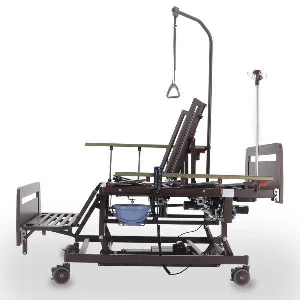 Кровать электрическая MED-MOS DB-11А ЛДСП венге с регулировкой высоты, туалетом и функцией переворота