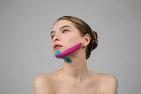 Кинезио тейп для лица Face Tape BBalance 5см*5м, хлопок, бежевый