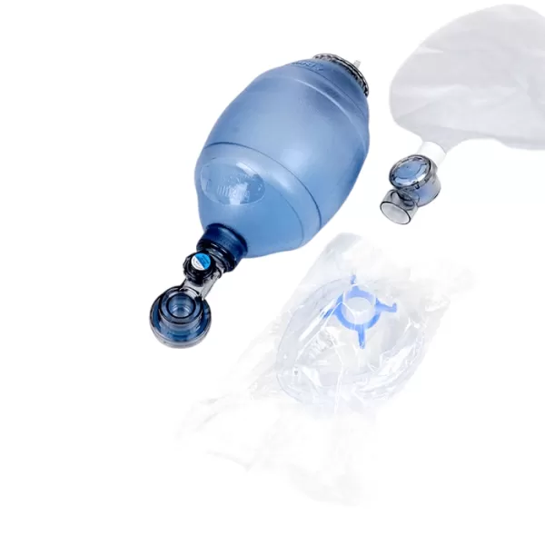 Комплект дыхательный для ручной ИВЛ МЕДПЛАНТ КДО-МП-В одноразовый, взрослый с двумя масками, артикул 1126