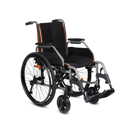 Кресло-коляска для инвалидов Армед 5000 ширина сидения 43см с регулировкой высоты сиденья и подлокотников, быстросъемными колесами и антиопрокидывателями