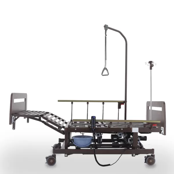 Кровать электрическая MED-MOS DB-11А ЛДСП венге с регулировкой высоты, туалетом и функцией переворота