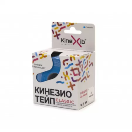 Кинезио-тейп Kinexib Классик (5м*5см) синий