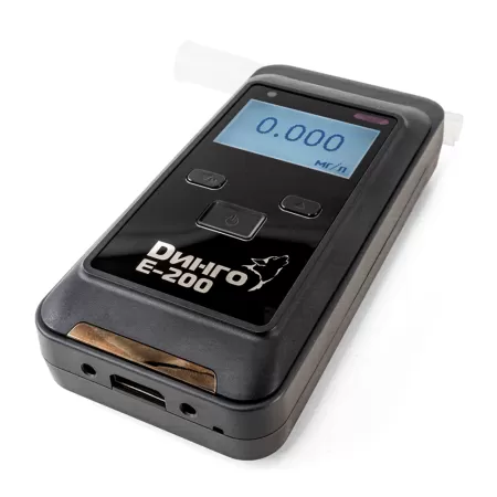 Алкотестер профессиональный Динго E-200 (В) с принтером, Bluetooth и слотом для SD карты