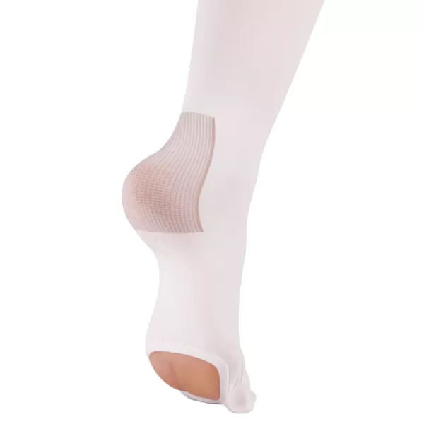 Чулки компрессионные Heeber H-980 унисекс 2 класс компрессии с закрытым носком антиэмболические для операции белые 