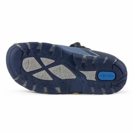 Сандалии ортопедические детские TWIKI TW-134-18 кожаные с открытым носом цвет синий 