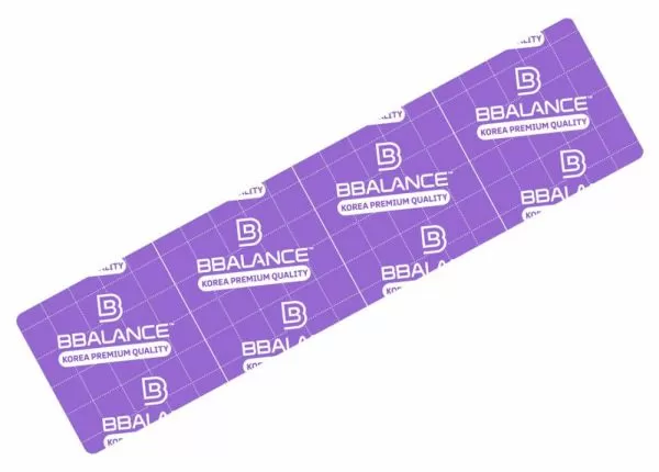 Кинезио тейп для лица хлопок BBalance BBTape 5см*5м (Face Tape) розовый