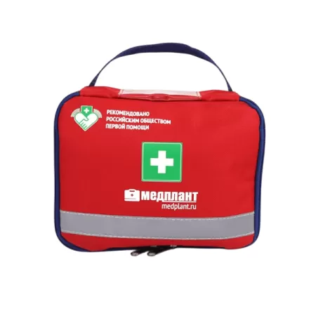 Набор для оказания первой помощи должностными лицами таможенных органов РФ по приказу 184н МЕДПЛАНТ в сумке-чехле Волонтер-6, артикул 1673
