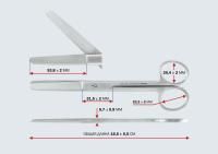 Ножницы тупоконечные прямые 165 мм J-22-006