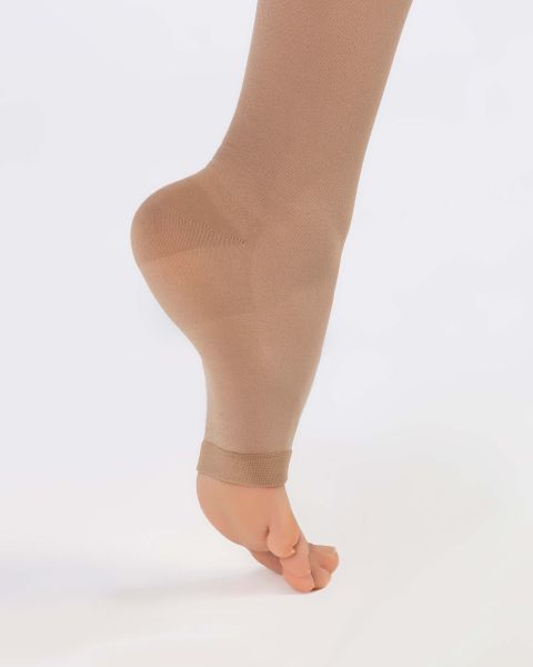 Чулки компрессионные OFA BAMBERG Classic унисекс 1 класс компрессии с открытым носком и гладкой резинкой цвет бежевый 