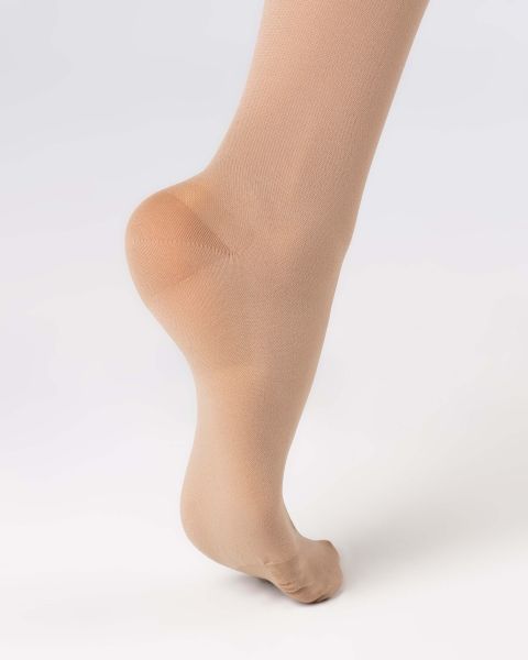 Чулки компрессионные OFA BAMBERG Classic унисекс 2 класс компрессии с закрытым носком и гладкой резинкой на широкое бедро цвет бежевый