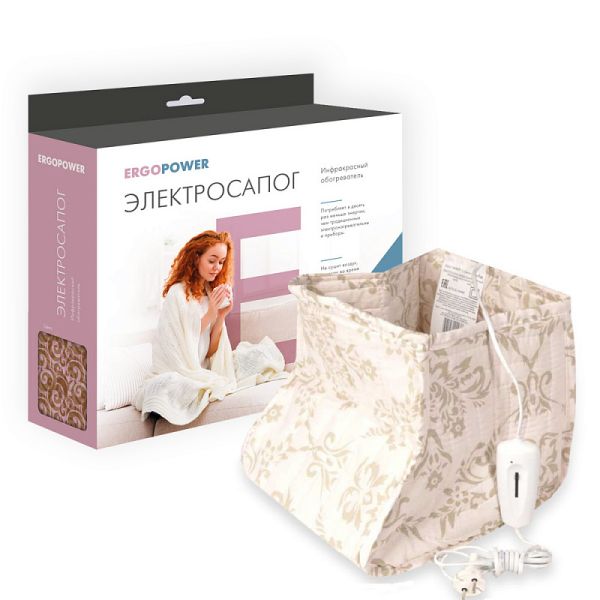 ER-904 Электрогрелка для ног Ergopower (25*30*30см) Сапог