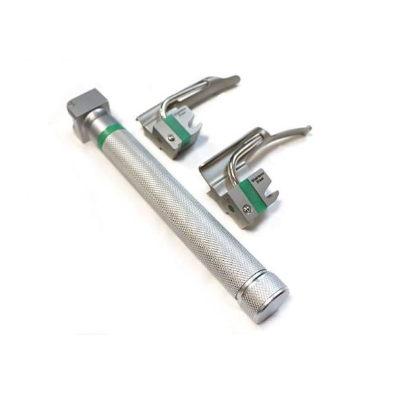 Ларингоскоп волоконно-оптический для экстренной медицины МЕДПЛАНТ ЛЭМ-02/ВО неонатальный, 2 клинка, артикул 869