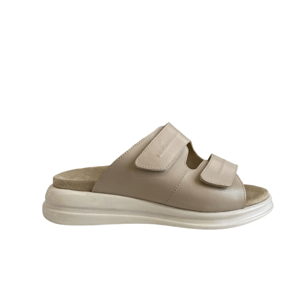 Сабо ортопедические женские Doctor Thomas DTD-251-6 кожаные цвет бежевый 